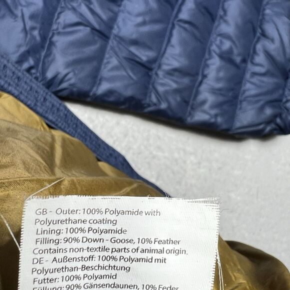 RAB NIKWAX Microlight Down Puffer Jacket Men Size Large Navy Blue Style: QDA-94 - Picture 13 of 13
